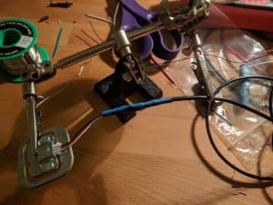 Soldering connectors for load sensors