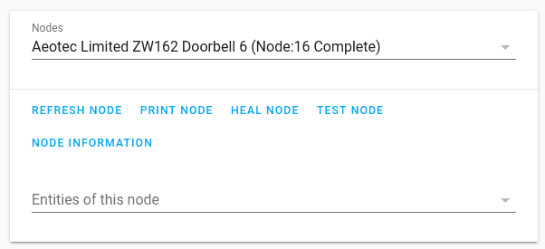 Node Added to Home Assistant